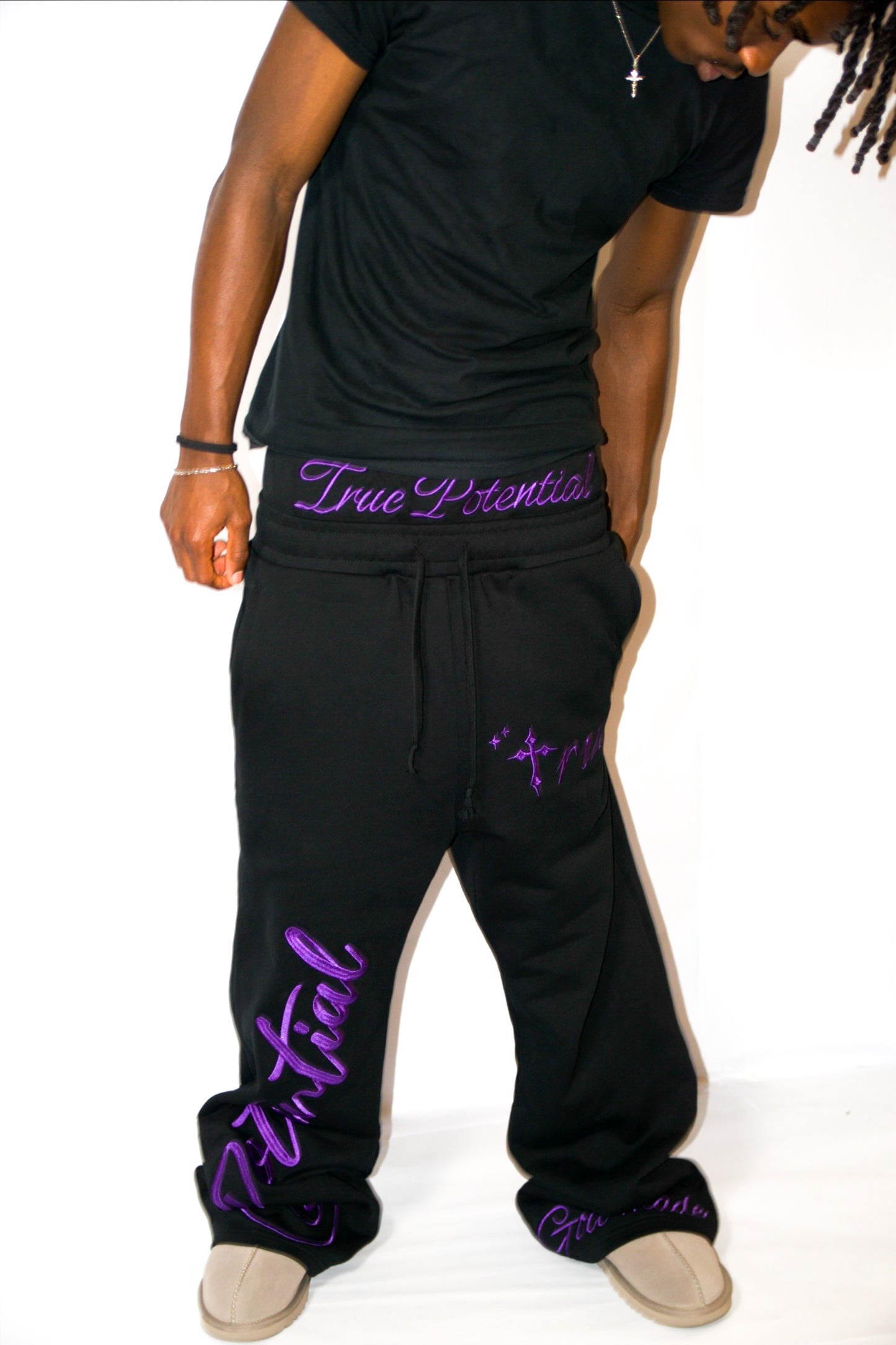 Double Waisted Baggy Sweats